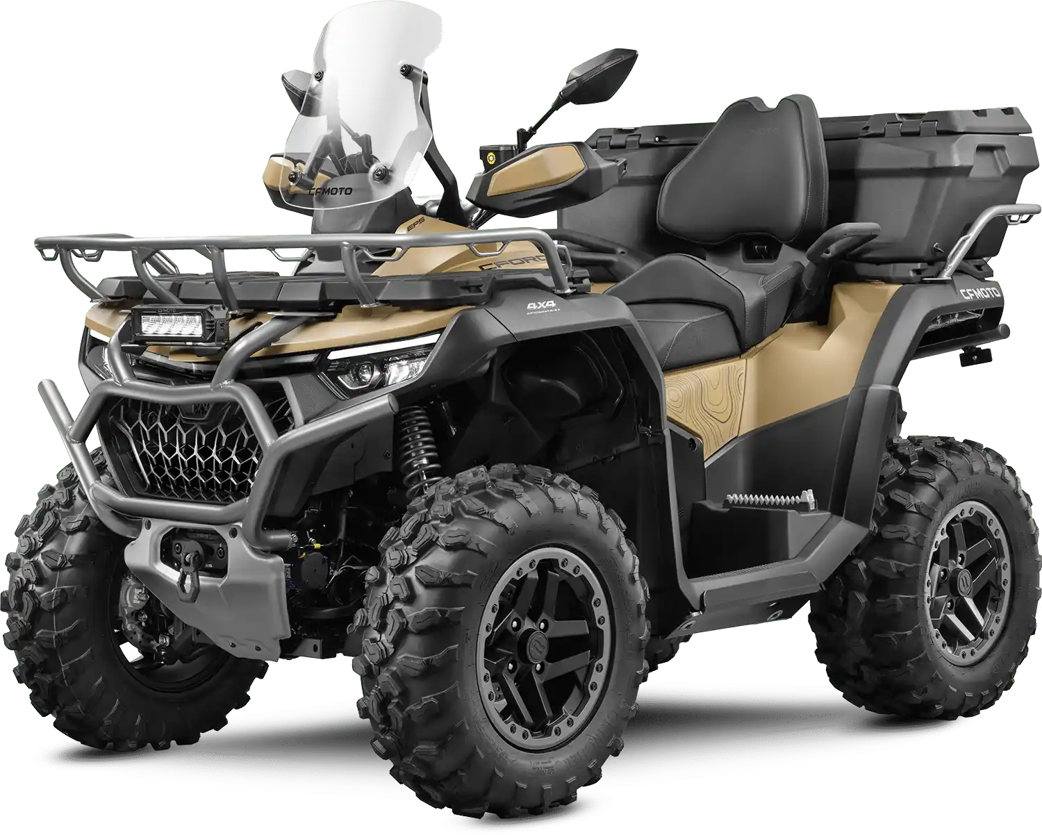 Quad CFMOTO CFORCE 1000 R Overland - vue 3/4 avant gauche du quad utilitaire biplace V-twin 963 cc