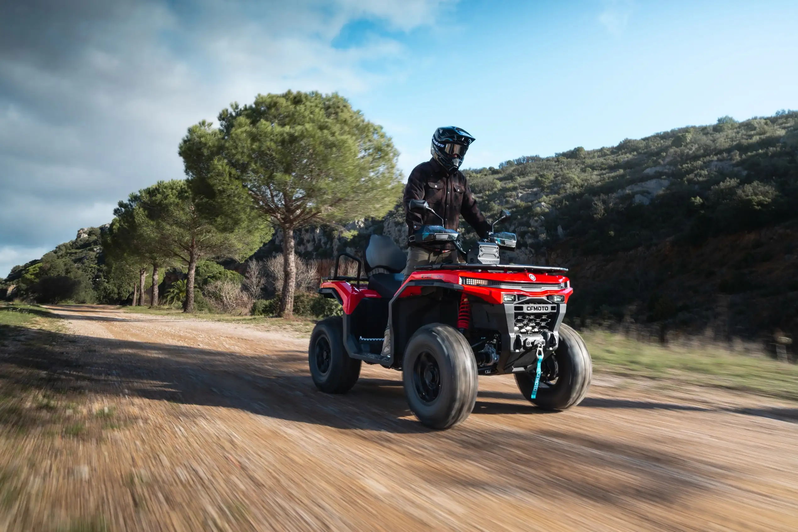 Moteur 192R 498 cc DOHC du quad CFMOTO CFORCE C5 Long Expert ABS EPS - 39 CV biplace avec ABS et direction assistée