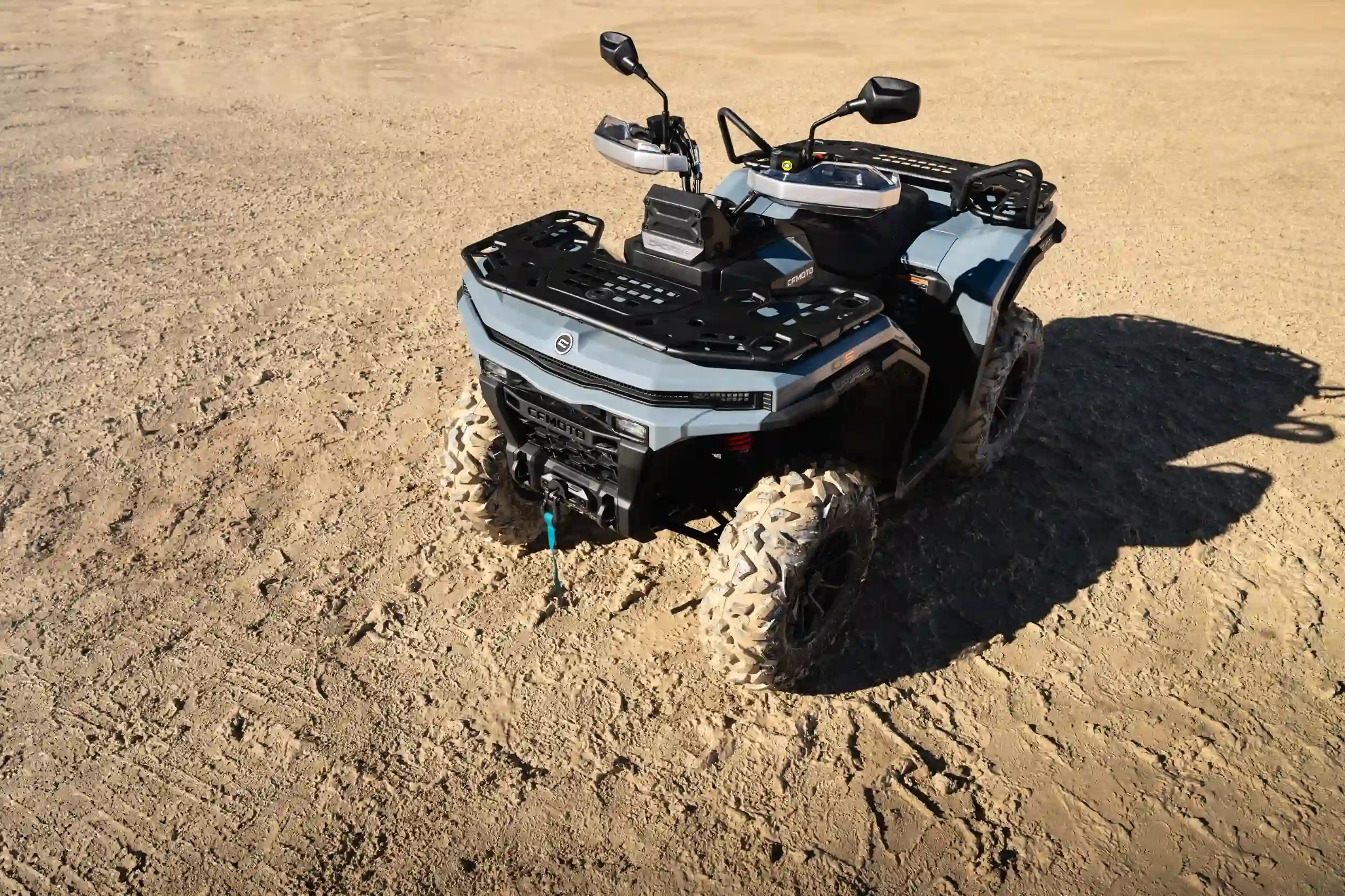 Capacité de charge renforcée du quad CFMOTO CFORCE C5 EPS - porte-bagages acier 40 kg AV et 80 kg AR