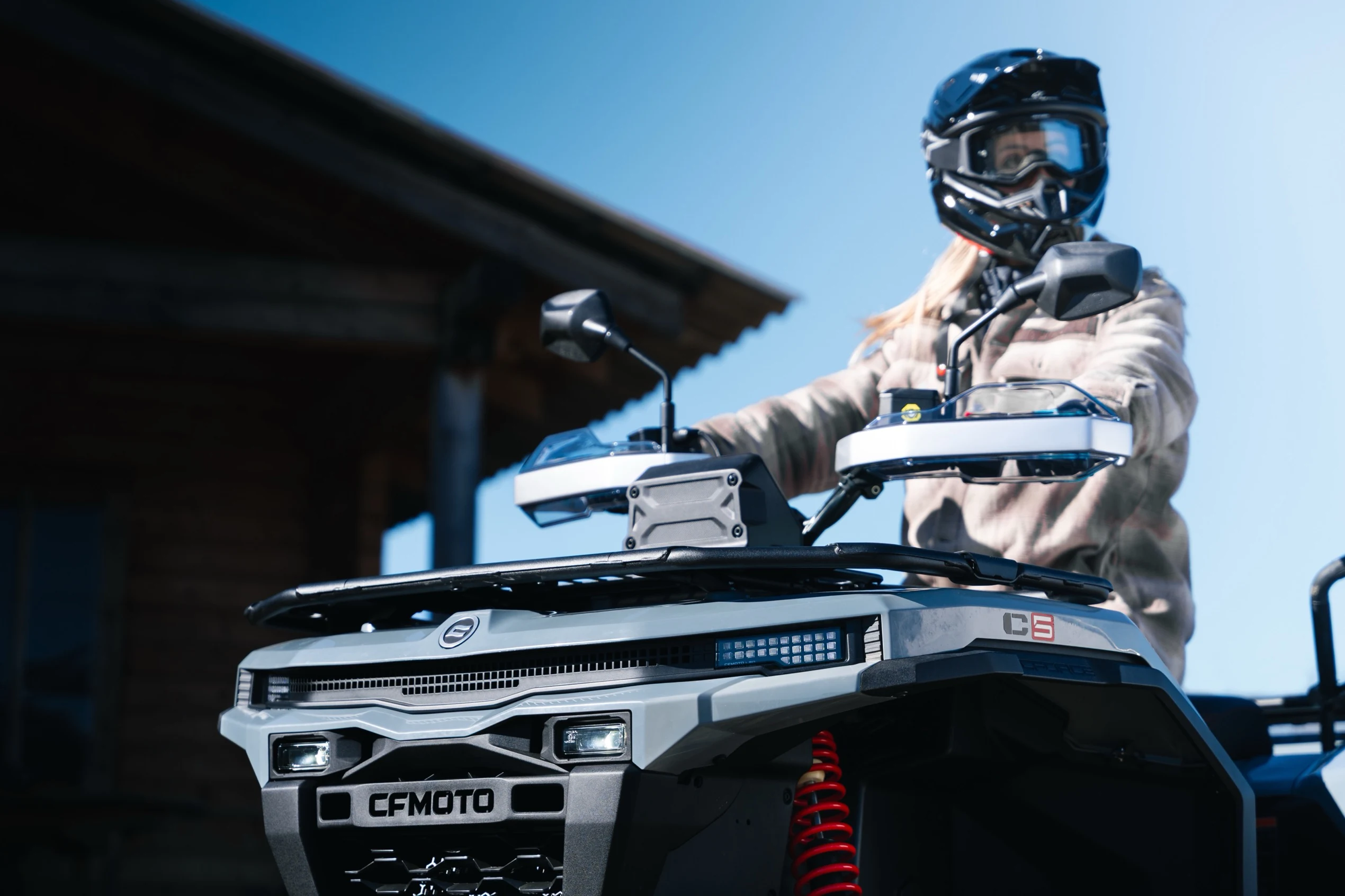 Moteur 192R 498 cc DOHC du quad CFMOTO CFORCE C5 EPS - 39 CV plateforme nouvelle génération avec direction assistée