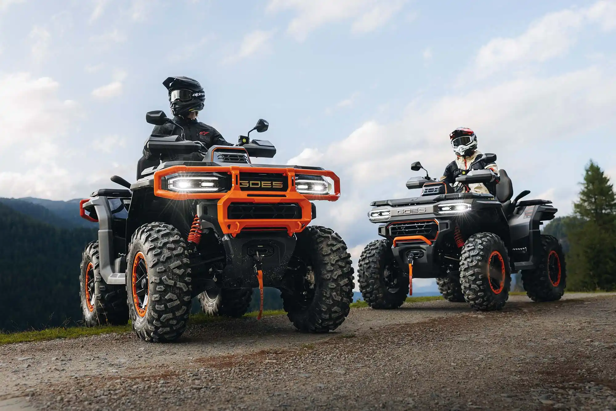 GOES Terrox 1000 R ABS - éclairage LED avancé pour visibilité jour et nuit en exploitation