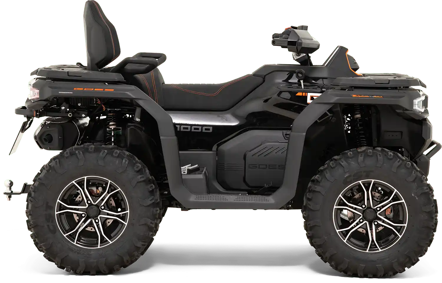 Quad GOES Terrox 1000 S coloris Noir avec touches Orange - vue latérale droite