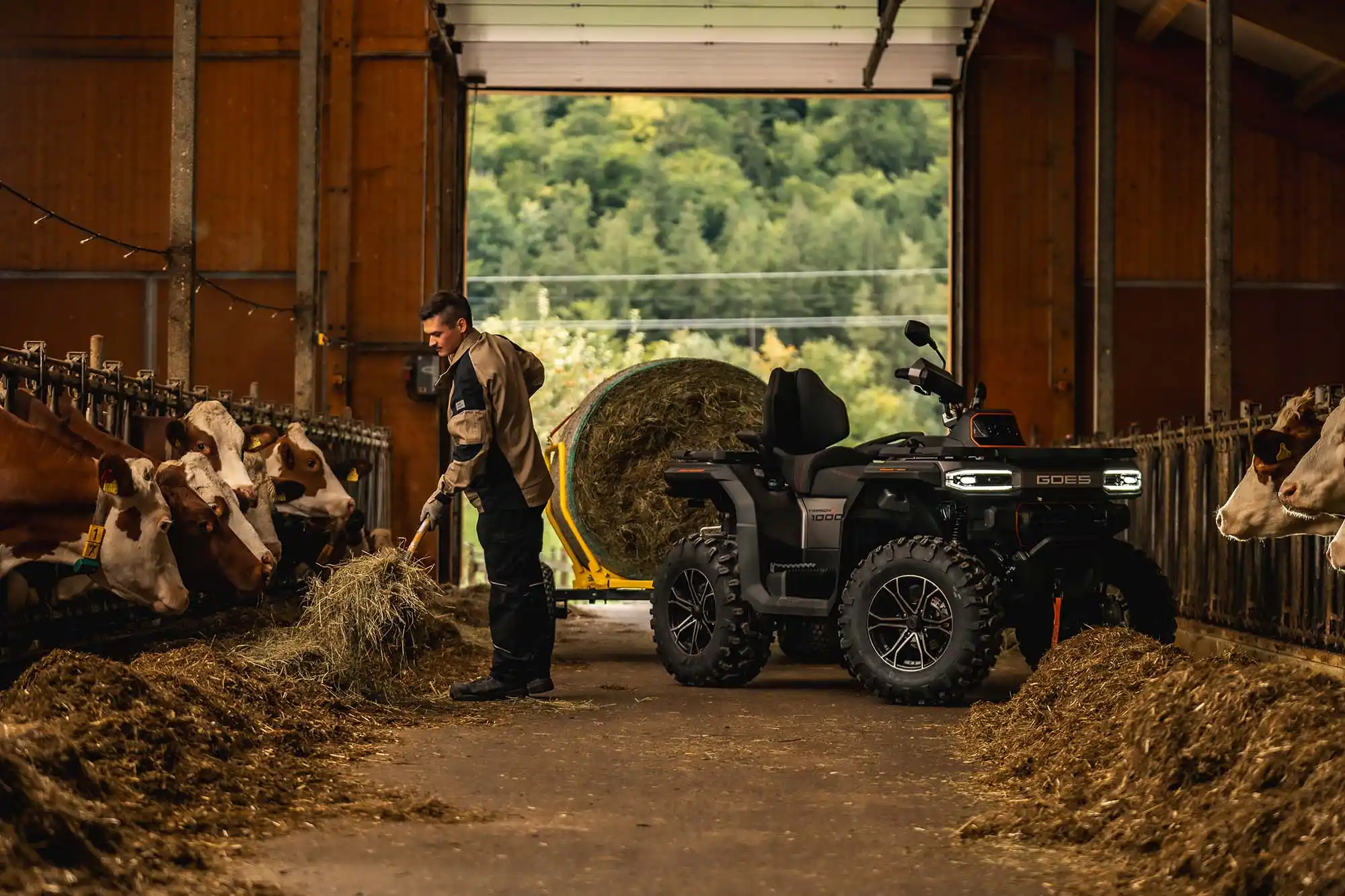 GOES Terrox 1000 S - doubles compartiments de rangement pour usage utilitaire
