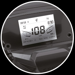 Écran LCD digital Snarler AT10L Wide - Tableau de bord numérique